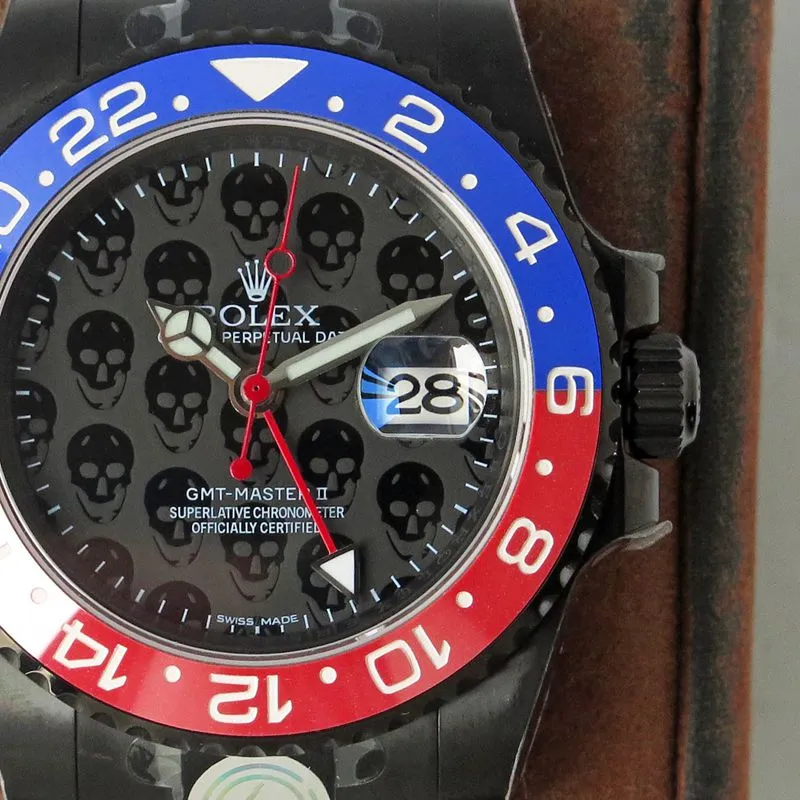 Rolex watch GMT-Master type REVENGE Milgauss revenge series limited edition men's mechanical watch front view