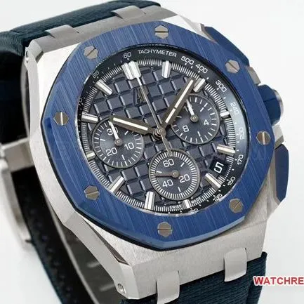 top-tier watch DDF factory Audemars PiguetRoyal Oak offshore blue dial26420front live photo