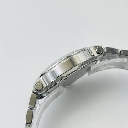 YF factory top-tier watch ChopardHAPPY DIAMONDS series white steel bracelet diamond ladies watch side view