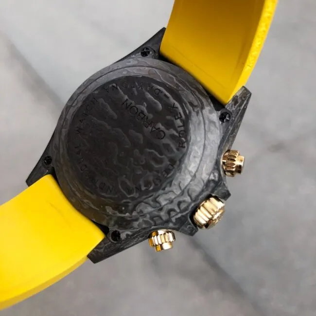 TW factory top-tier watch Rolex universe chronograph Daytona carbon fiber custom men's series mechanical watch front view