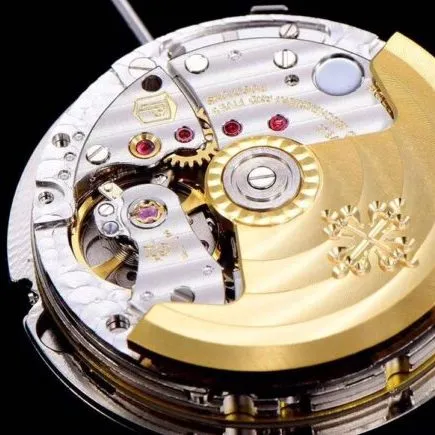 GR factory top-tier watch Patek Philippe5205G-013 white steel blue bottom mechanical men's watch top-tier complex function series version front view