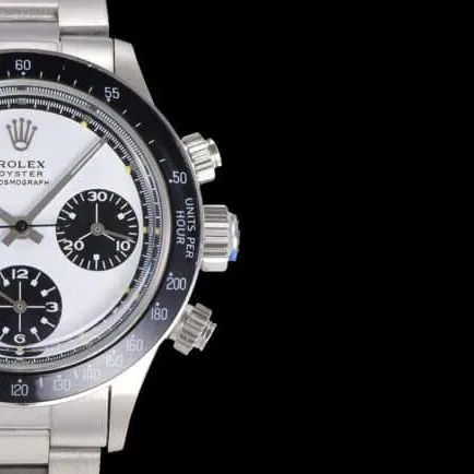 top-tier watch Rolex white dial men's retro series manual chronograph movement watch detail shots