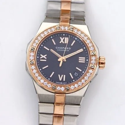 Chopardtop-tier watch men's blue dial 41mm automatic movementALPINE EAGLE series watch side view