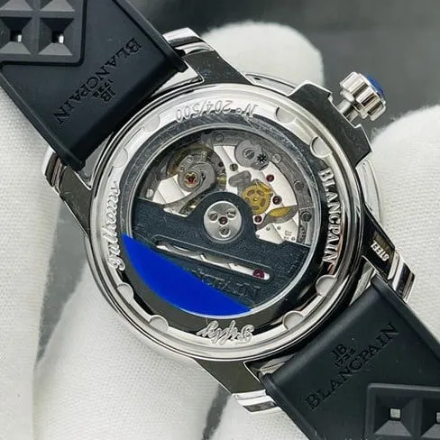 top-tier Blancpain Fifty Fathoms Series 5008 Breplica watch (also known as the most beautiful Blancpain - Barracuda) front view