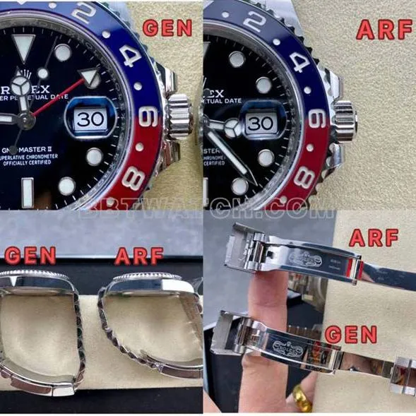 ARF Factory Rolex Top collectible watches GMT Cola Ring 126710 Review