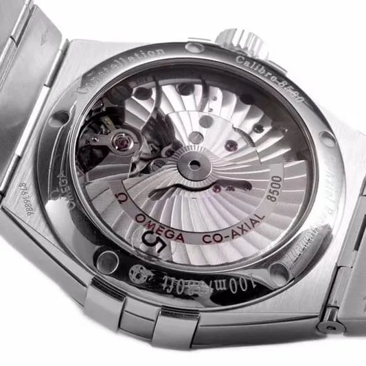 replicaOmega temperament blue dial date display vs constellation temperament 8500 mechanical watch front view