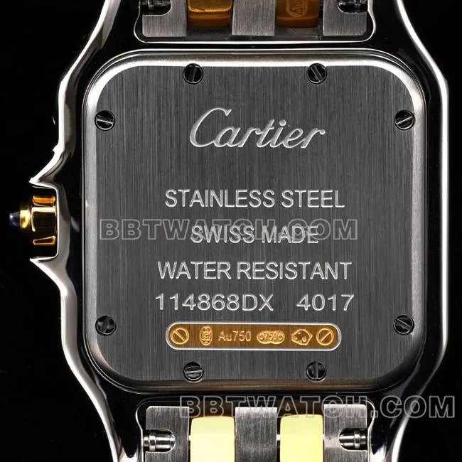 watch cheetah BBa factory Cartierwhite dial yellow goldsteel braceletquartzbraceletlive photos