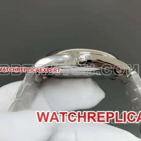 TW factory Longines watchmaking traditional top-tier replicasilver dialsteel bracelet model front live photo