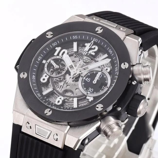 top-tier replicaZFHublot watch big bang series black dialtop-tier artifact new customized Hublot exclusive detail shots