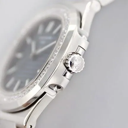 3K Factorytop-tier watch Patek Philippe fully automatic movement men's blue dialsteel bracelet watch front view
