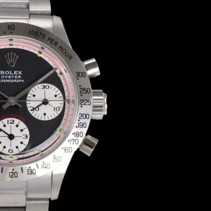 top-tier watch Rolex manual chronographmovement retro series black dial men's watch side view