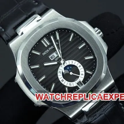 GR factory Patek Philippetop-tier watch Nautilus annual calendar watch 5726 series automatic movement front view