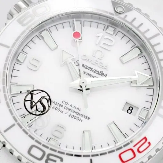 watch Omega ladies Seamaster series Ocean Universe 600m ceramic bezel39.5 diameter automatic movement watch front view
