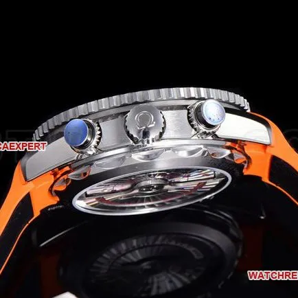 top-tier watch SeamasterN1 factory Omega600m black dial rubber braceletfront live photo