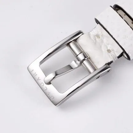 BV factory top-tier watch BvlgariquartzSerpenti series women's white dialleather strap watch detail shots