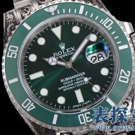 Rolex Submariner Hand-Engraved 904L