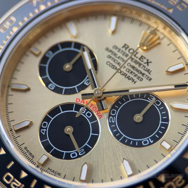 CBD Factory Rolextop-tier watch Daytona gold shell gold plate 4131clasplive photos
