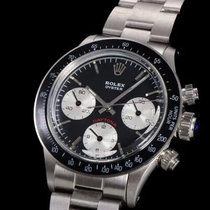 top-tier watch Rolex retro series manual chronographmovementblack dial men's watch detail shots