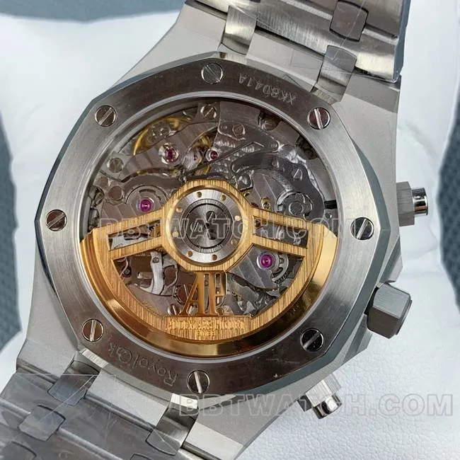 watch Royal OakAPS factory Audemars Piguetsilver dial26240front live photo