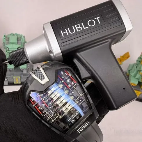 top-tier watch Hublot Ferrari joint MP-05 front live photo