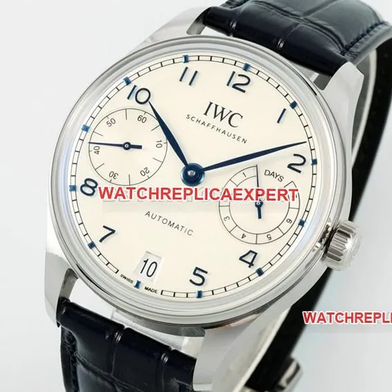 APSIWC watch Portugal super clone2024 new silver white dialIW501702side live photo