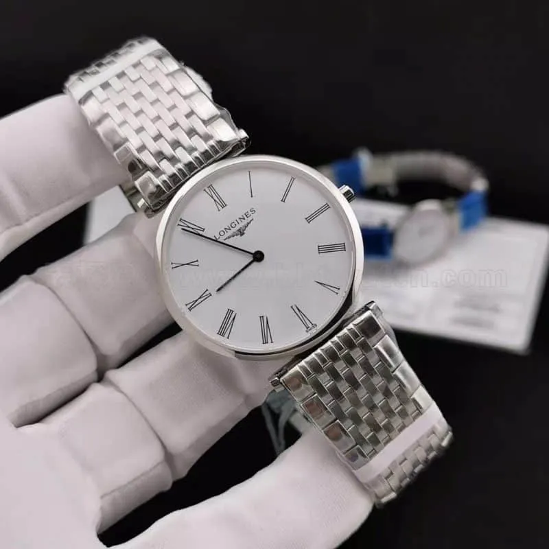 Longines Jialan series ultra-thin quartz watches for men and women watch review - elegant charm L4.755.4.11.6 side view