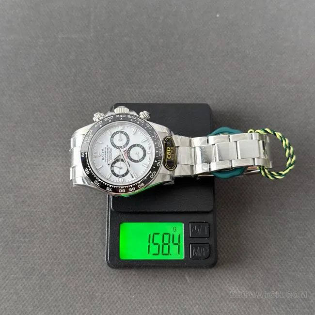CBD factory top-tier watch RolexDaytonawhite dialsteel bracelet4131side live photo