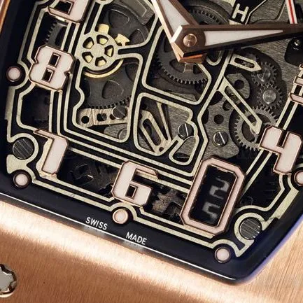 collectible watch Richard Mille skeleton dialRM67-01front live photo