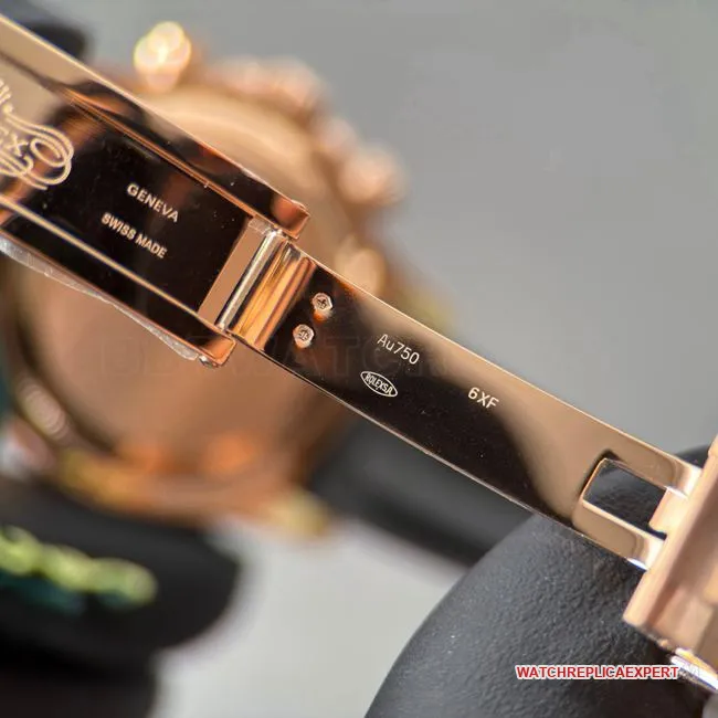 1:1replica watch CBD factory DaytonaRolexrose gold shell rose gold plate 4130side live photo