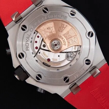 top-tiersuper cloneAPFblack dialAudemars PiguetRoyal Oak Offshore 26470 watch side view