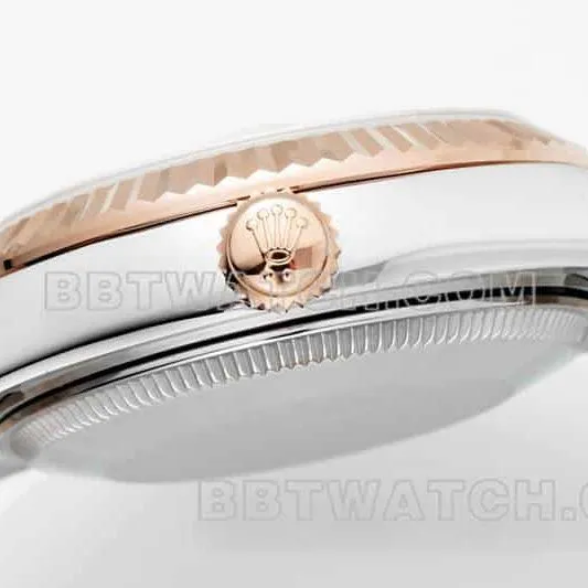 ARF FactoryRolex log 1:1super brown disk 31mm gold five-lattice chain link 278271side live photo