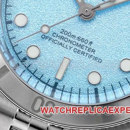 collectible watch Tudor Biwan ZF factory blue dial54 type M79000side live photo