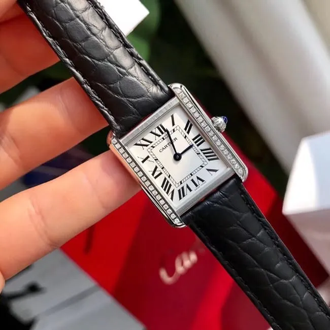 Cartier Tank Watch in 18k Gold: The