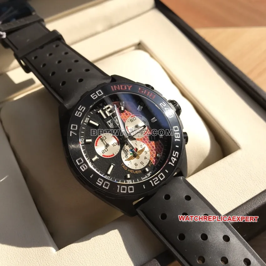 TAG Heuer F11:1super black panda disk CAZ101AD.FT8024front live photo