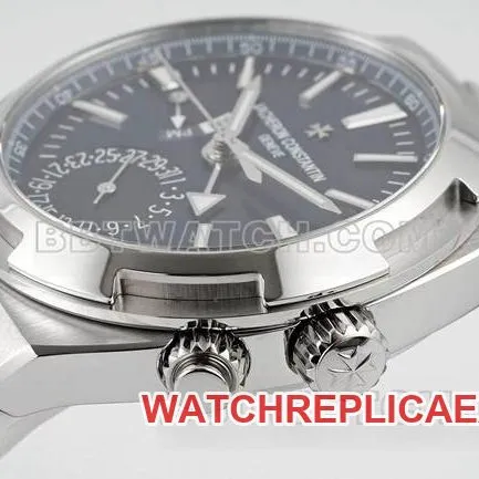 collectible watch Vacheron ConstantinV9 Factory Across the World blue dial mechanical 7920Vside live photo