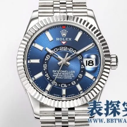 Rolex blue dial skywalker high-quality watch_price_style pictures_quality details