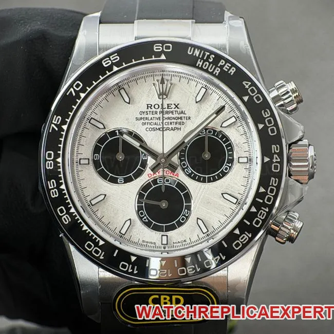 CBD Factory Rolex Watch Daytona Meteorite Disc 4131side live photo