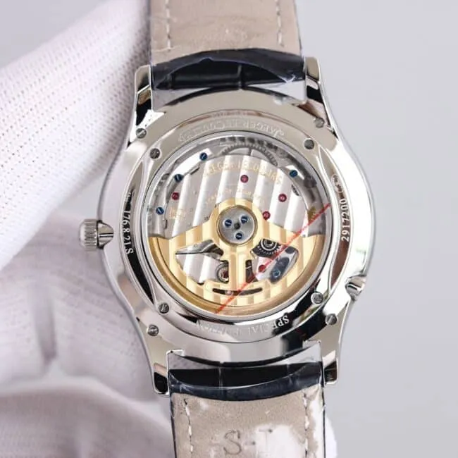 TW factory top-tier watch Jaeger-LeCoultre master moon phasewhite dial perpetual calendar automatic movement men's watch front view