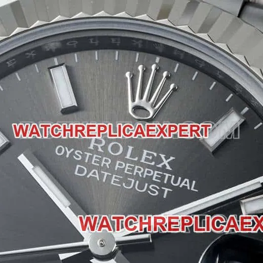 ARF FactoryRolex log super cloneblack dial stick hour markers 31mm five grid link 278274side live photo
