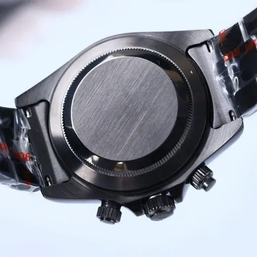 top-tier replicaRolexhigh-quality men's white dialsteel bracelet fully automatic movement multifunctional watch front view