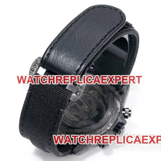 collectible watch DaytonaTW factory Rolexblack dial black nylon braceletside live photo