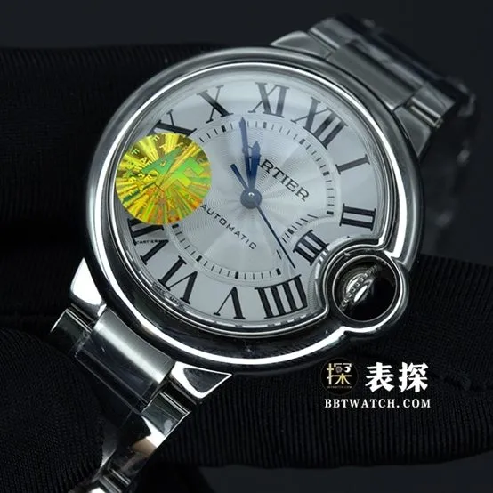 AF FactoryCartier blue balloon top-tier watch women's white dialsteel bracelet picture and price side live photo