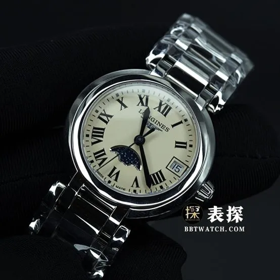 Longines Xinyue series L8.115.4.71.6 top-tier watch ladies moon phasesteel bracelet model pictures and prices caseback live photo