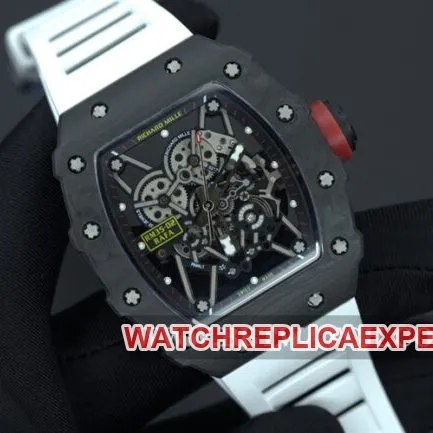 KV Factorytop-tier watch Richard Mille automatic movement men's black dialrubber strap watch clasp picture