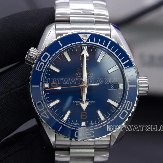 OmegaSeamaster600blue dialtop-tier men's mechanical watch 215.30.44.21.03.001 thickness
