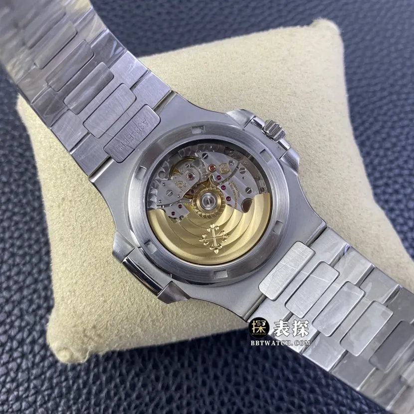MP factory Patek Philippe sporty and elegant 5711top-tier watch men's green dialsteel bracelet model pictures and prices side live photo