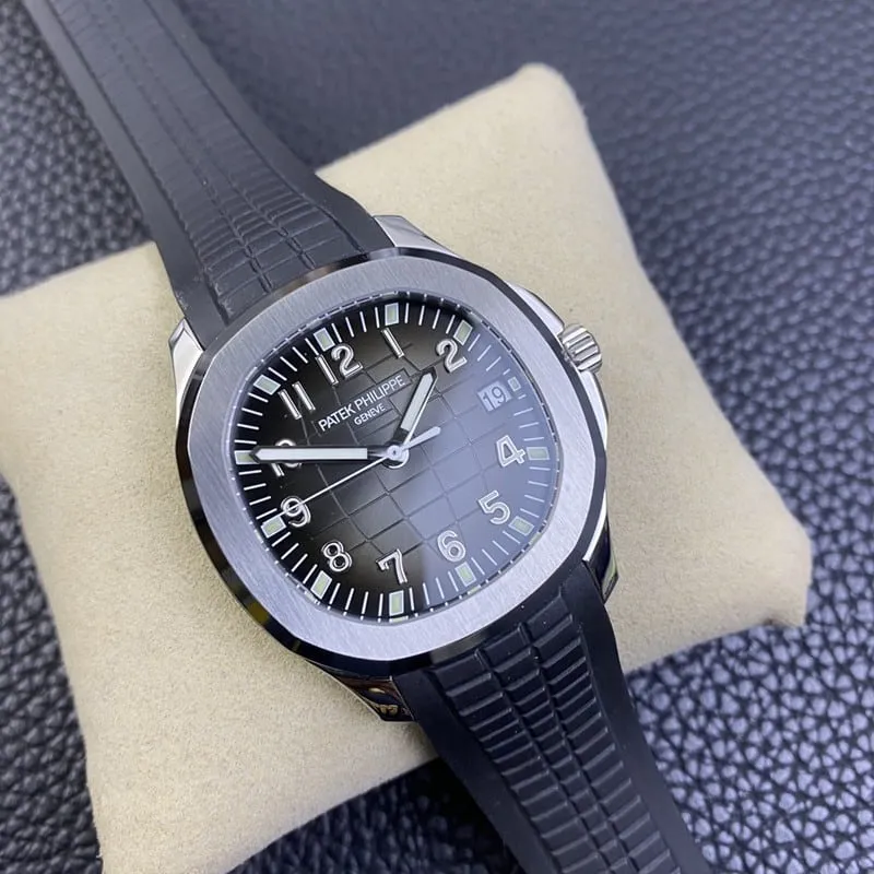 WY-3K Factorytop-tierPatek Philippe grenade watch ultra-thin 324SCmovement gray plate silicone bracelet side view