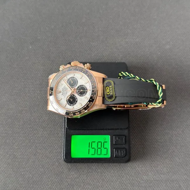 CBD Factory Daytonatop-tier watch Rolexrose gold shell meteorite disc 4131side live photo