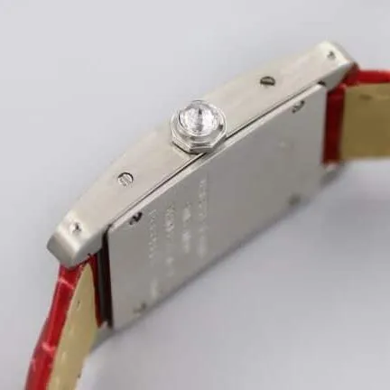 top-tier replicaCartier popular masterpiece elegant American tank WSTA0016 watch front view