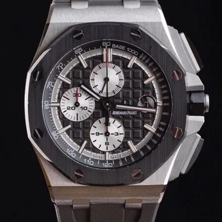 top-tier replicaAPF gray plate Audemars PiguetRoyal Oak offshore 26400 breaks the OEM blockade technical watch movement picture